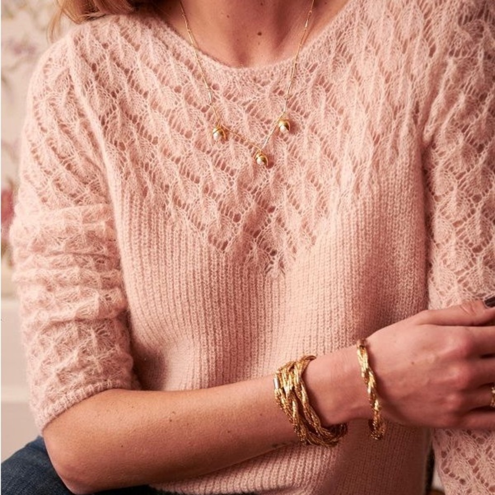 Sézane Hortense Sweater in Petale